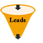 icon for lead generation services