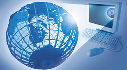 Web representing the www